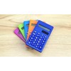 Blue Mini Basic Standard Calculators Digital Desktop Calculator, Solar Power