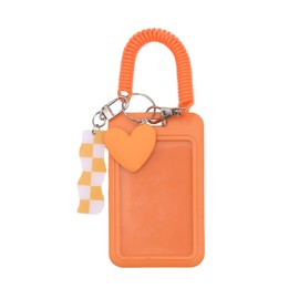 JUMISEE Clear Acrylic Kpop Photocard Holder Black Credit ID Card Protective Case Photo Display Holder Bag Pendant Keychain