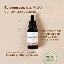 Ardaraz Anti Wrinkle Serum Face for Women with Telomerase and Hyaluronic Acid Concentrated Anti Ageing Serum for Firmer and Smoother Skin Suitable for Sensitive Skin 30ml