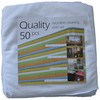 Quality Microfiber MFCW50 Cleaning Cloth, White, 50 Piece