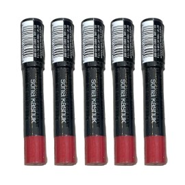 Sonia Kashuk Lot Of 5 Sealed Sonia Kashuk Lustrous Shine Lip Crayon, French Tulip 06, 0.08 Oz
