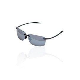 VALERIA] Polarized Lightweight Sunglasses [13g Ultra-Light] UV Protection Sports & Outdoor Hard Case Included (Silver)