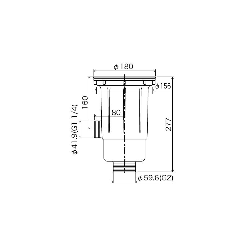 KVK ZY52 Horizontal Sink Drain Stopper, BL Type