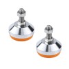 T Tulead M12 x 50mm Adjustable Leg Leveler Feet Carbon