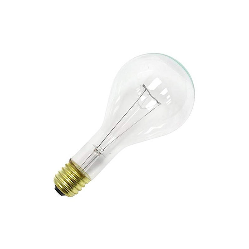 Satco S3015 Mogul Bulb in Light Finish, 9.38 inches, Clear