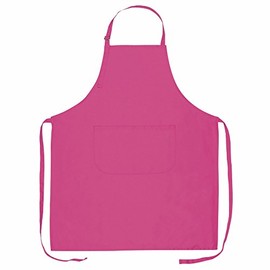 eBuyGB Apron with Front Pocket, Cotton, Pink, Full