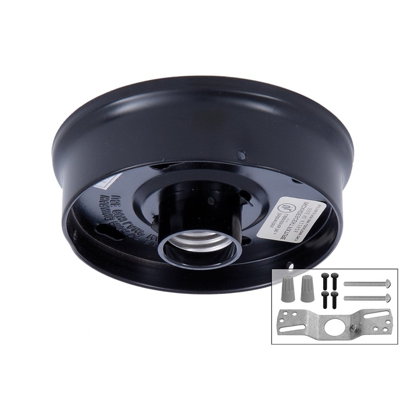 B&P Lamp® 4 Inch Fitter Wired Flush Mount Ceiling Fixture,