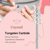 Cnynail Cnynail 3/32" 5.35MM Small Barrel Flat Top Bit Tungsten