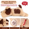 meowtastic Brown Dog Weighted Stuffed Animals - 4.5/6.0 Pounds Weighted