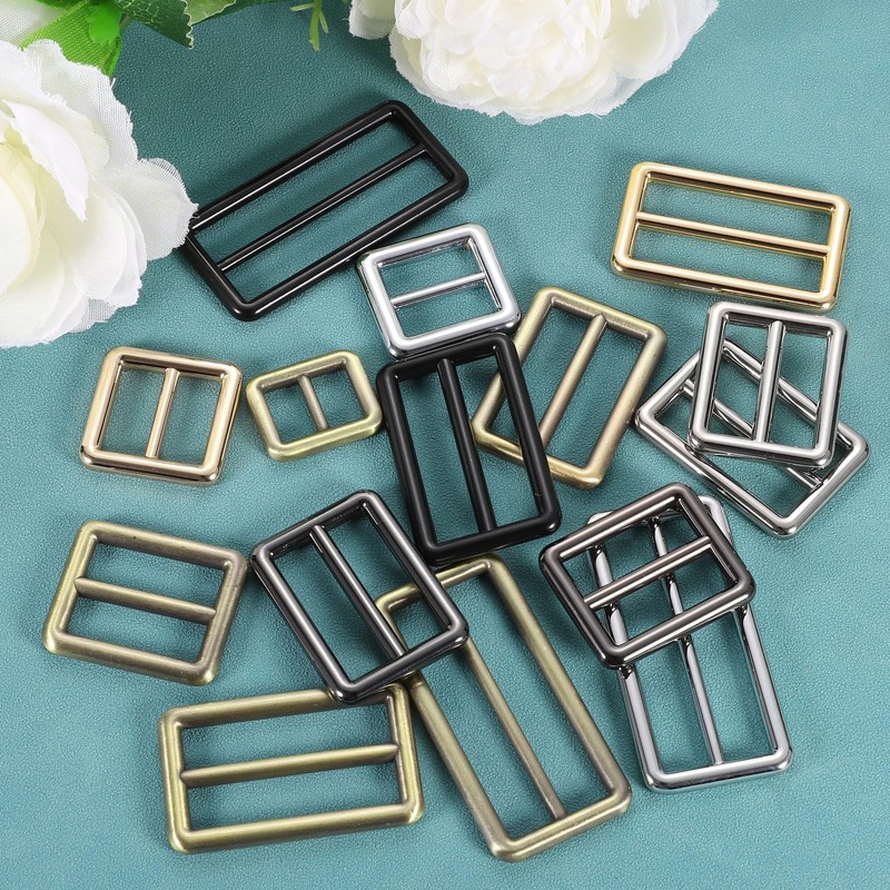 sourcing map Slide Buckle, 8Pcs 2" - Zinc Alloy Slider