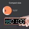Fitness Timer Clock Large LED Digital Anti Vertigo Display Workout