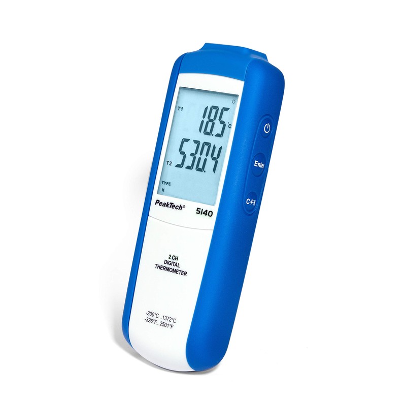 PeakTech 5135 Digital Thermometer with Sensor, -200 °C + 1372