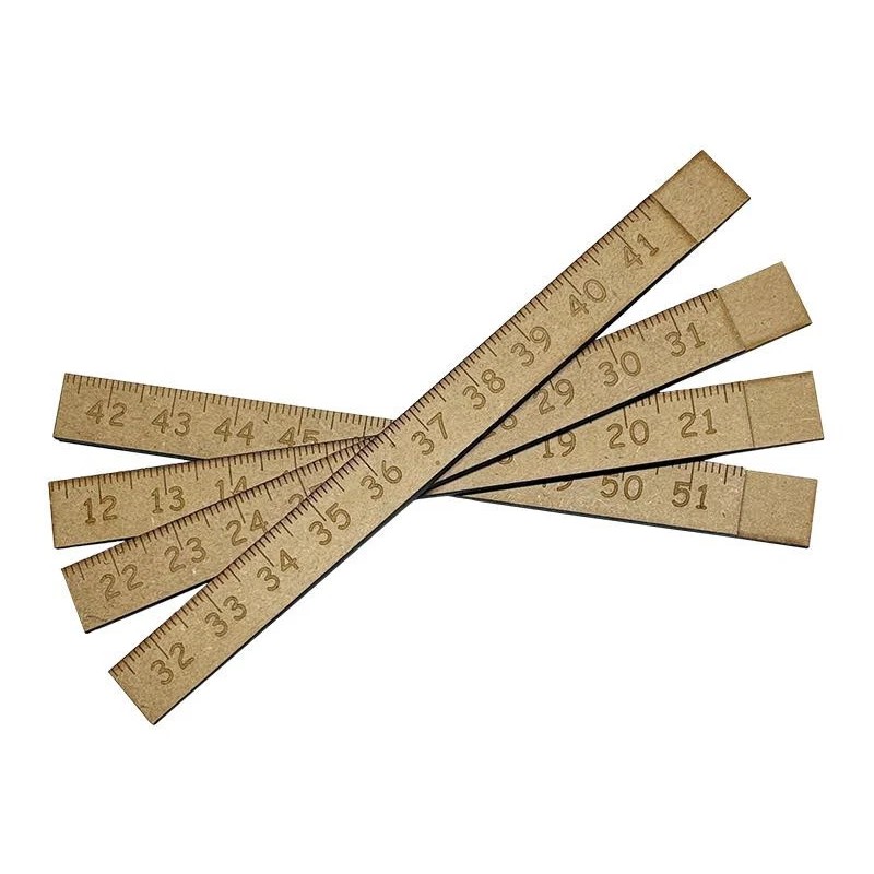 Moda, Just a Little Box Wood Frame Ruler 10" RLR