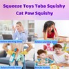 GARKALY Taba Cat Squishy Squeeze Toys, Squishy Chuu, Cat Paw