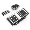 Foot Pedal Set Accelerator Brake Footrest Pads Anti Skid Rubber