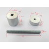 FixtureDisplays 4PK Aluminum Standoff Metal Standoffs 1/4"x20 Hardware for Glass