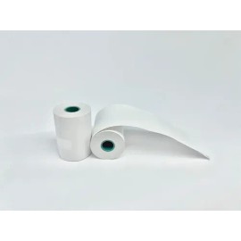 50 Rollos Papel Térmico Miniprinter 57x40 Impresora 58mm Color Blanco