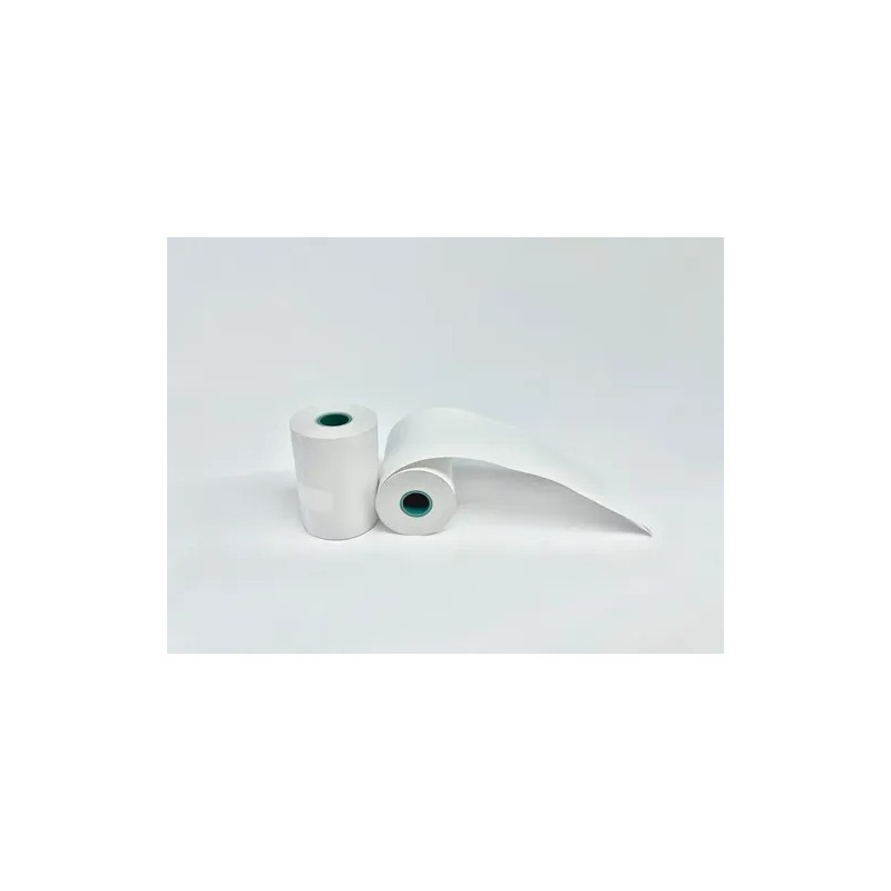 50 Rollos Papel Térmico Miniprinter 57x40 Impresora 58mm Color Blanco