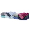 AmeliaHome Bath Towel 100% Cotton Border 500 g/m² Crea, 50x90
