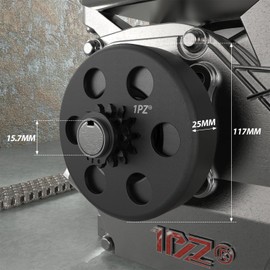 1PZ CK2-JG4 Go Kart Clutch 5/8" Bore 11 Tooth with #35 Chain and Accessories for Predator 212 Clutch 11T Centrifugal Clutch Perfect for Go Kart, Minibike and Fun Kart Engine