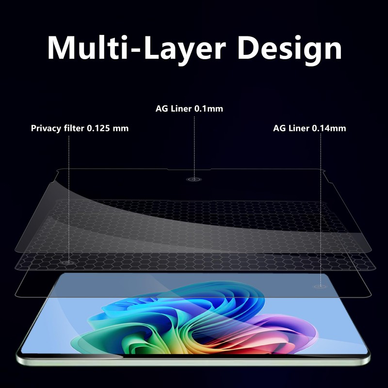 Megoo Privacy Screen Protector for Surface Laptop 7 13.8 Inch,