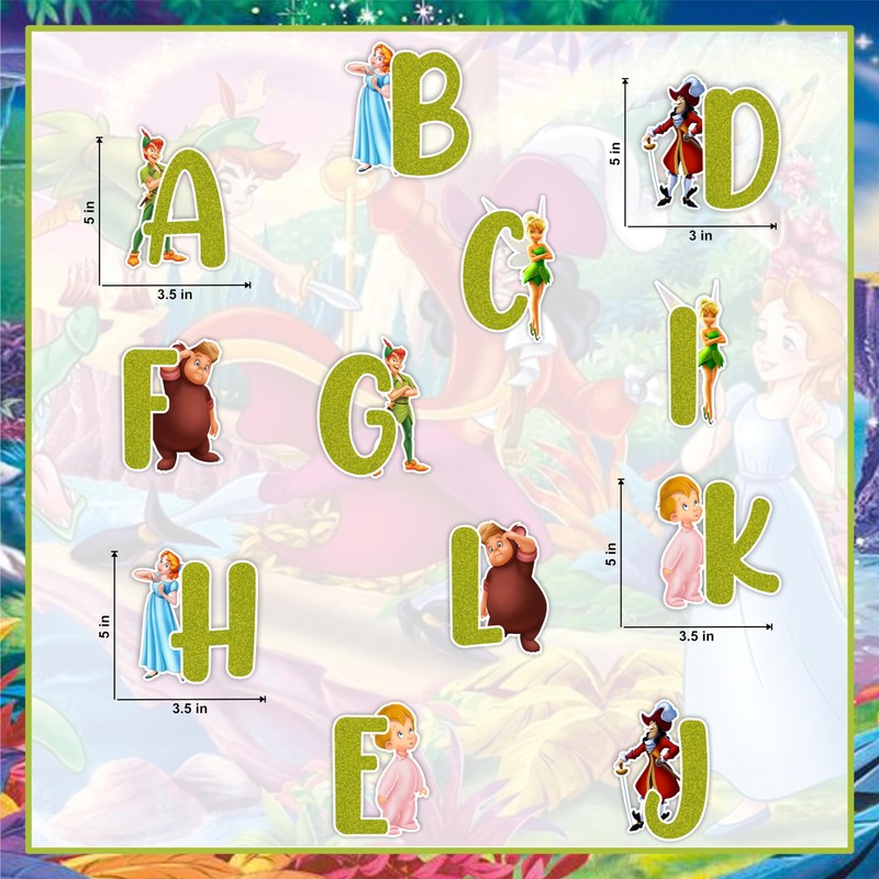 Seyal® PTR Pan A-Z Alphabet Wall Sticker