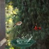 OVZILKI Bird Baths for Outdoors Heavy Duty, 10 inch BirdBath