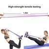 1.5m Elastic Yoga Stretch Resistance Bands Exercise Fitness Band AU
