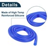 TUCKBOLD Silikon-Vakuumschlauch 130PSI Maximaldruck Hochtemperatur-Automobil-Vakuumschlauch Blau 1 Stück 5,5 Fuß