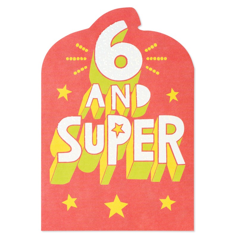 American Greetings 6th Birthday Card (Really Awesome)