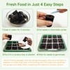 TEZKOLES 50 Pack Round hydroponic Growth Sponge, Suitable for Indoor