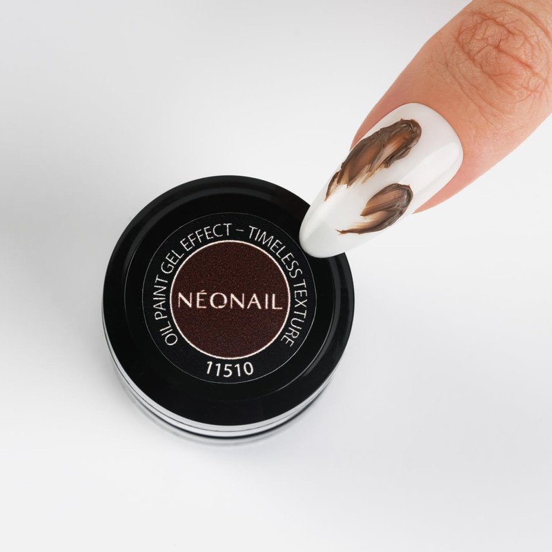 NÉONAIL Oil Paint Gel Effect - Brown - Timeless Texture