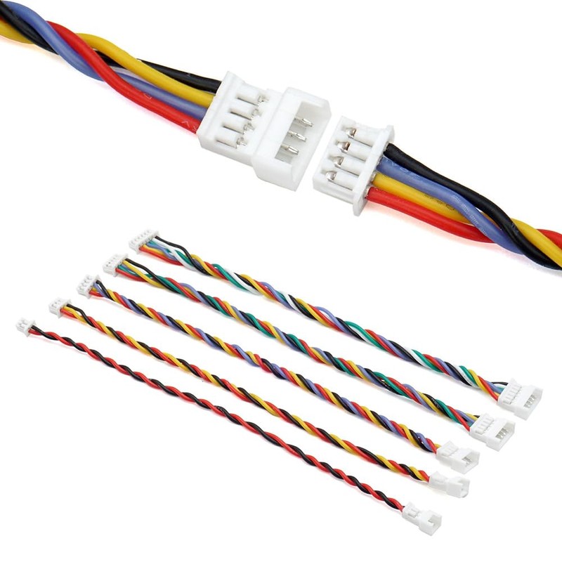 1.25mm Male and Female Connectors Socket and Plug with Pre-Crimped