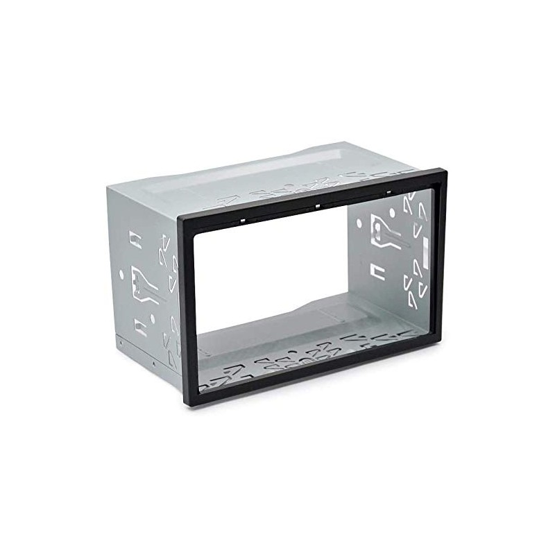Universal Double DIN Cage with Frame, Installation Dash Kit Cage,