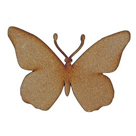 Butterfly (Design 1) - Laser Cut 3mm MDF Craft Shape Blanks (Extra Large)