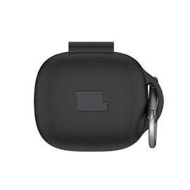 [Upgrade] VAEKNVG Silicone Case Compatible for JBL Live Pro 2, Shockproof Protective Earbuds Case with Carabiner Accessories (Black)