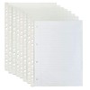 50 A4 Plastic Value Punched Punch Pockets 10-15 Sheets 30