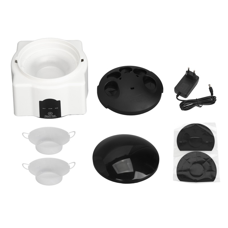 36W Steam Nail Polish Remover Machine Soak Steam Adjustable Heating