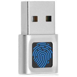 LICAEVEY USB Fingerprint Reader, Mini Fingerprint Scanner, 360° Touch, Speedy Matching, Biometric, Portable, Win10/11 Compatible
