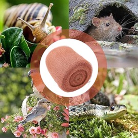 Copper Mesh Pure Copper for Rodent Control with Small Slits, Reusable Resistant Mesh Blocker for Bat Snail 30m