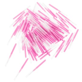 Ciieeo 100Pcs Interdental Brushes for Braces Cleaning Soft Bristles Tooth Cleaning Tool for Gentle Gum Care Portable Picks for Oral Hygiene and Tight Spaces for Daily Use