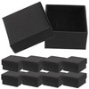 LIFKOME Jewellery Present Box Lid 10pcs Elegant Black Necklace Earring