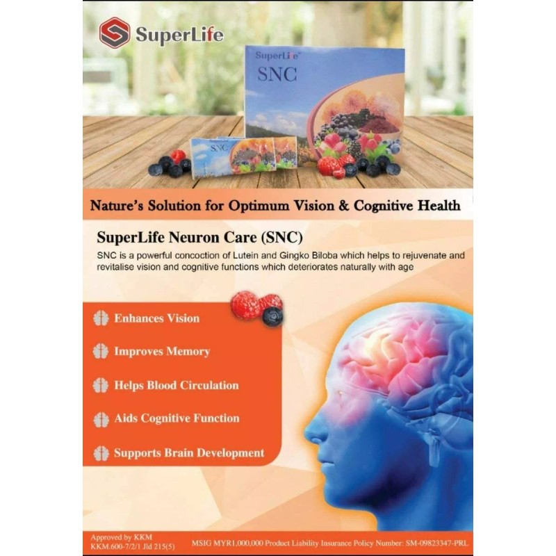 Superlife SNC Neuron Care SNC Eye Restore Vision Cognitive Function