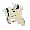 ROZILO 11 Hole Aged Pearl Strat HSS Pickguard Guitar BackPlate