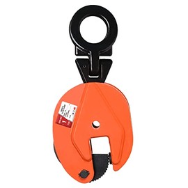TOYO-INTL Vertical Plate Clamp 2200LBS/1T Vertical Lifting Clamps Jaw Opening up to 0.6'' Steel Plate Lifting Clamp for Vertical Lifting and Transporting (2200lbs)