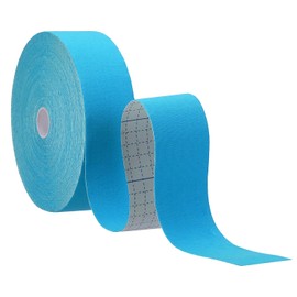 PATIKIL 32M x 5cm Kinesiology Tape Uncut, Kinesiology Recovery Tapes Sports Muscle Elastic Athletic Tape for Exercise Knees Strain Joint Support, Light Blue