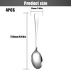 4 Packs Serving Spoons, 22cm Large Stainless Steel Serving Spoons