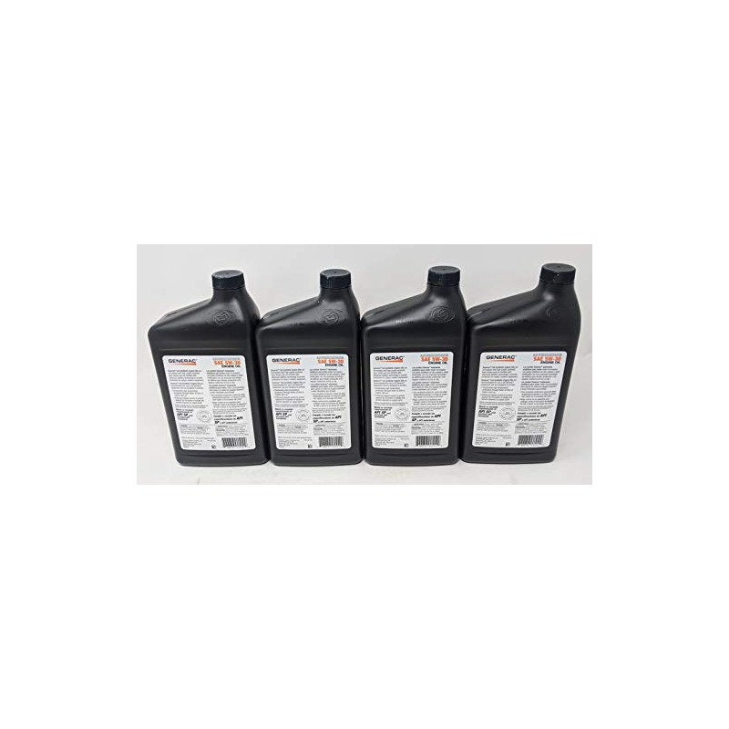 Generac 4-Quarts Full Synthetic Motor Oil 5W-30 SN Part 0J5140