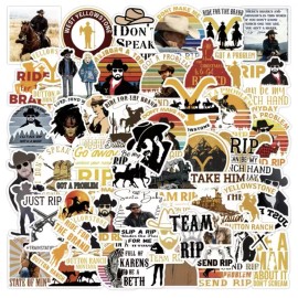 Unbranded 10pcs Hot Cowboy Stickers. Western. Scrapbooking, Journaling, Crafts, DIY.