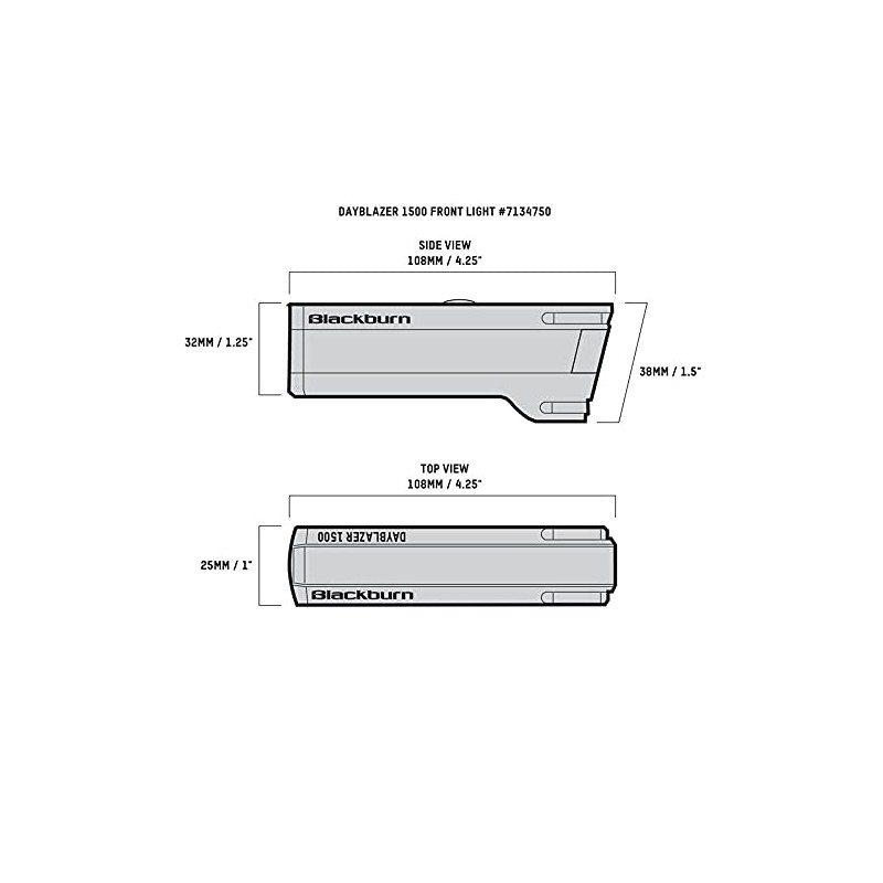 Blackburn Dayblazer フロントライト ブラック 1500ルーメン